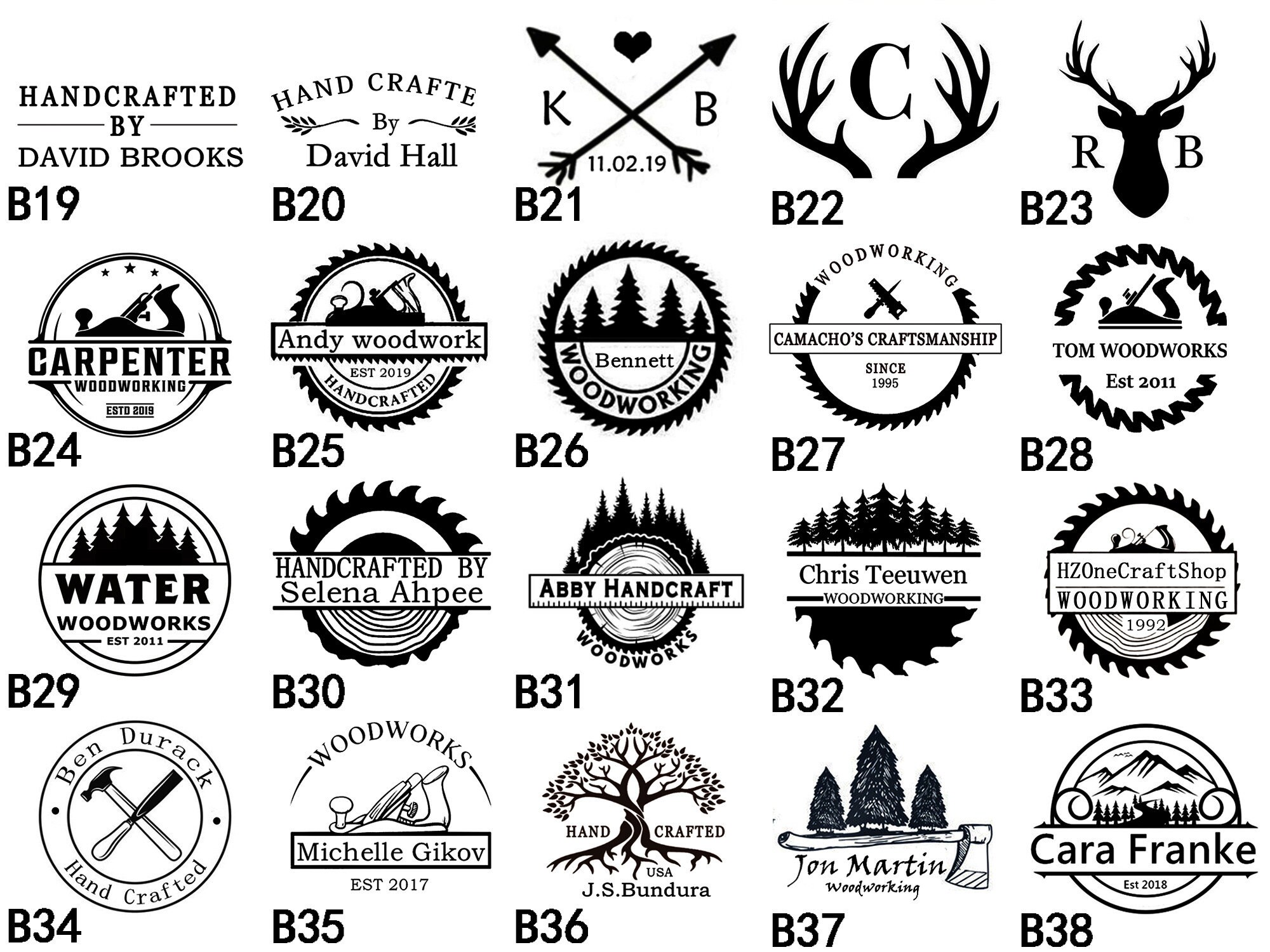 Custom Signature Wood Branding Iron for Woodworking / Electric Etsy