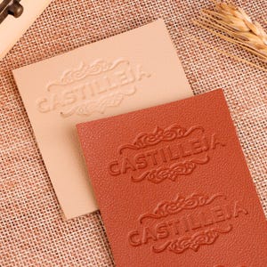 Custom branding iron for leather, leather stamp brass, gold foil hot foiling on leather/plastic/wood, electric iron temperature control