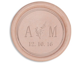 Custom Wax Seal Stamp with Gift box set / Custom Initials Wax Seal Stamp / Wedding Invitation Stamp / Custom sealing kit / Custom gift