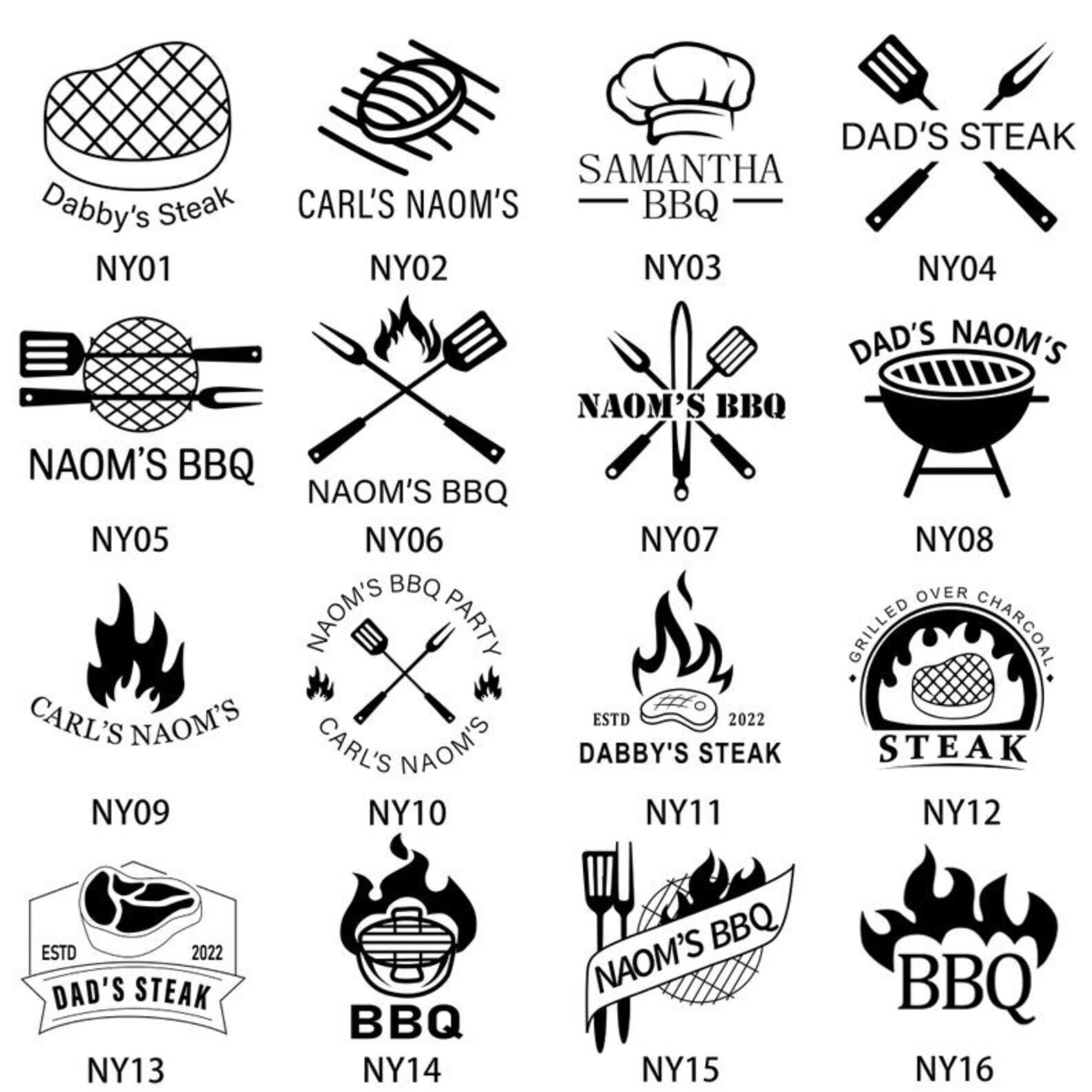 Custom Branding Iron for Food Custom Flame Heated Branding Etsy