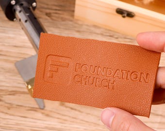 Branding iron for leather, custom logo leather stamp, temperature adjustable electric iron for stamping on leather and plastic