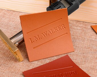 Leather stamp custom, electric iron for leather, leather branding iron, gold foiling on leather, leather branding tools, leather works