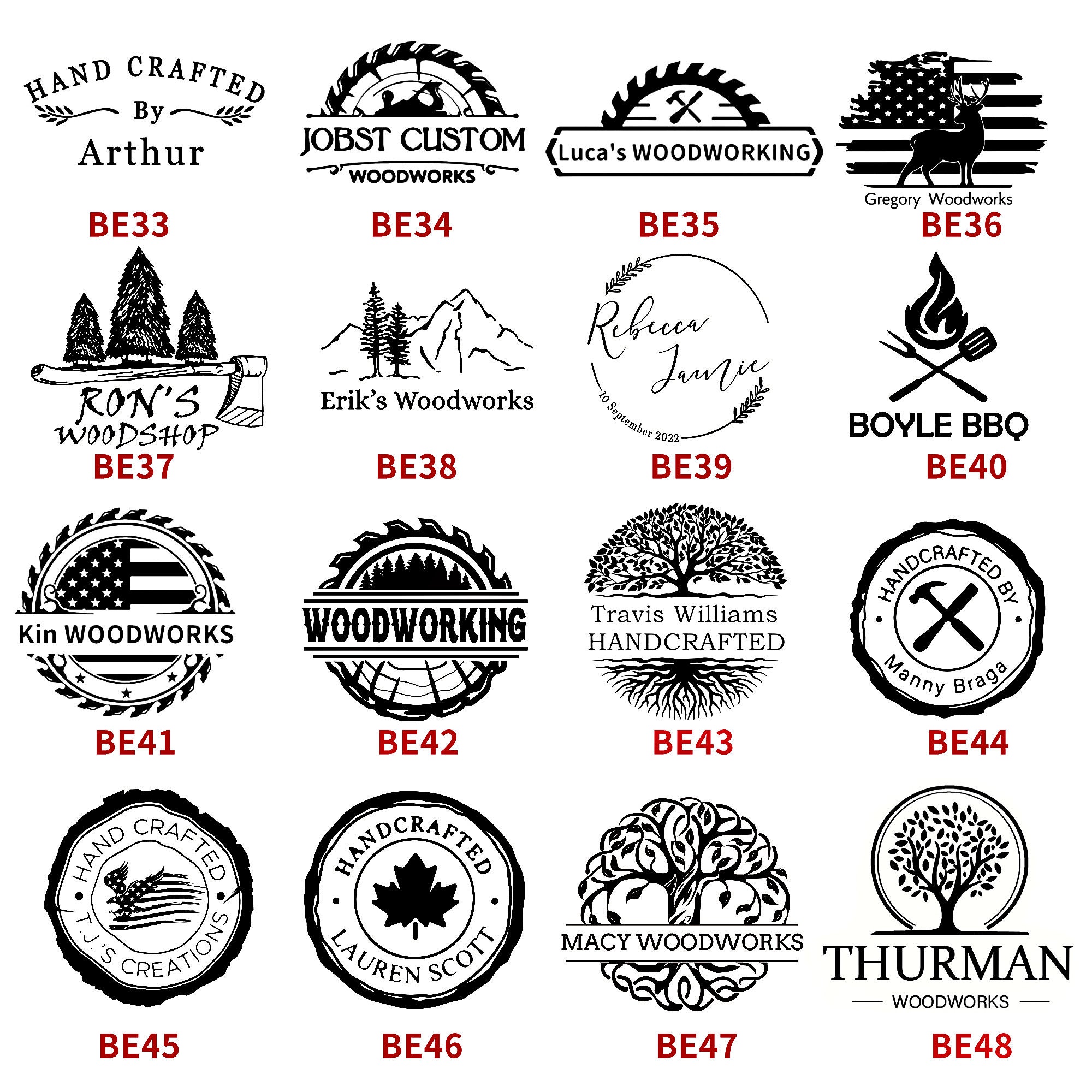 Branding Iron Custom Wood Burning Stamp for Wook Etsy