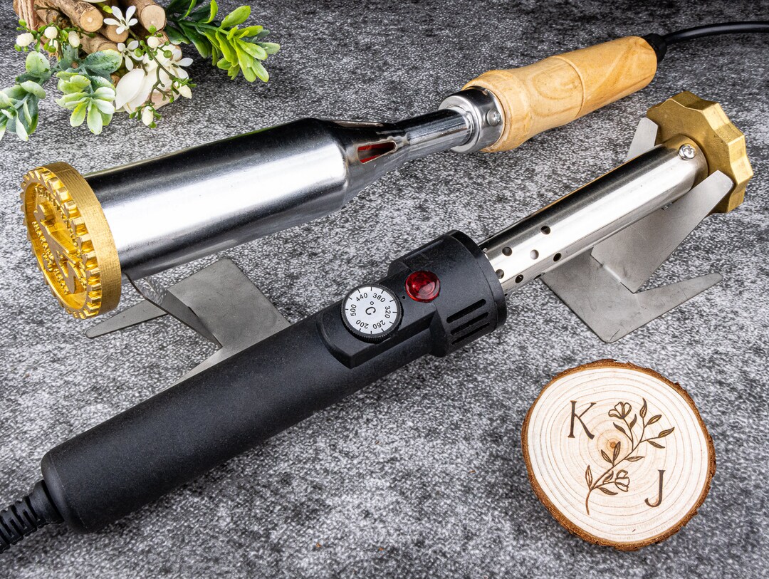 Wood Branding Stamp With Electric Iron Custom Branding Iron Etsy