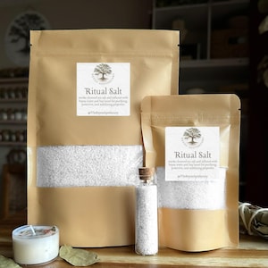 Witch's Ritual Sea Salt | Purify, Protect, Cleanse