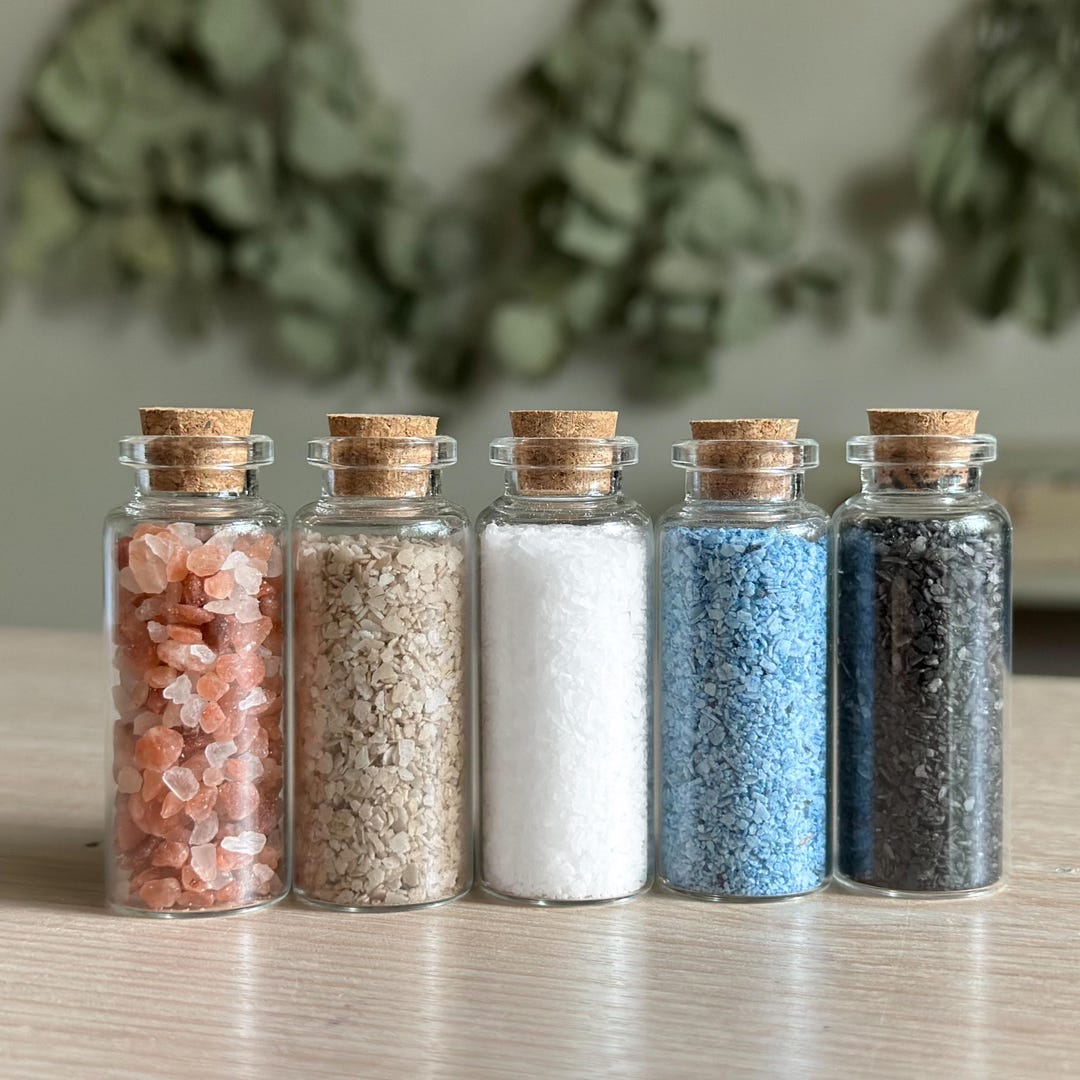 Witch's Ritual Salt Set: Cleansing, Protection, Harmony - Etsy