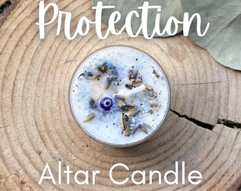 Evil Eye Protection Altar Candle