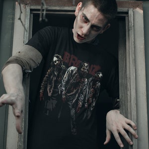 Zombie Halloween Shirt / Zombie Apocalypse Trick or Treat / Undead Scary Horror Mythology Monsters / Shirt / Tank Top / Sweatshirt / Hoodie