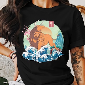 Chinese New Year Lunar New Year T-Shirt 2024 Chinese Zodiac Ox Bull Shirt Eastern Culture Art Graphic Tee Gift