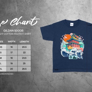 Vibrant Japanese Temple Art T-Shirt, Colorful Aesthetic Tee, Cultural Heritage, Unisex Graphic Shirt, Gift for Travel Lovers image 9