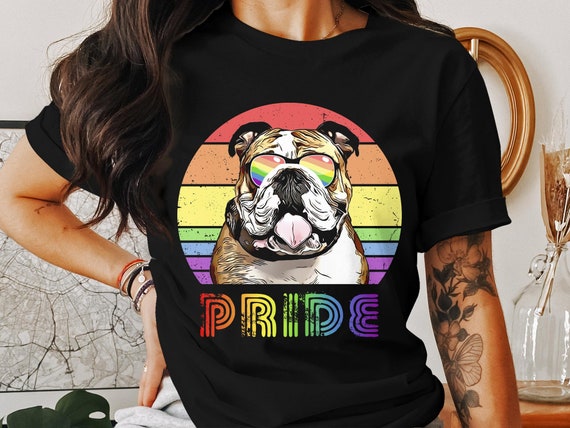 Vintage Retro Style I Really Like Animals Apparel Bulldog T-Shirt Vintage Retro Style I Really Like Animals Apparel Bulldog T-Shirt