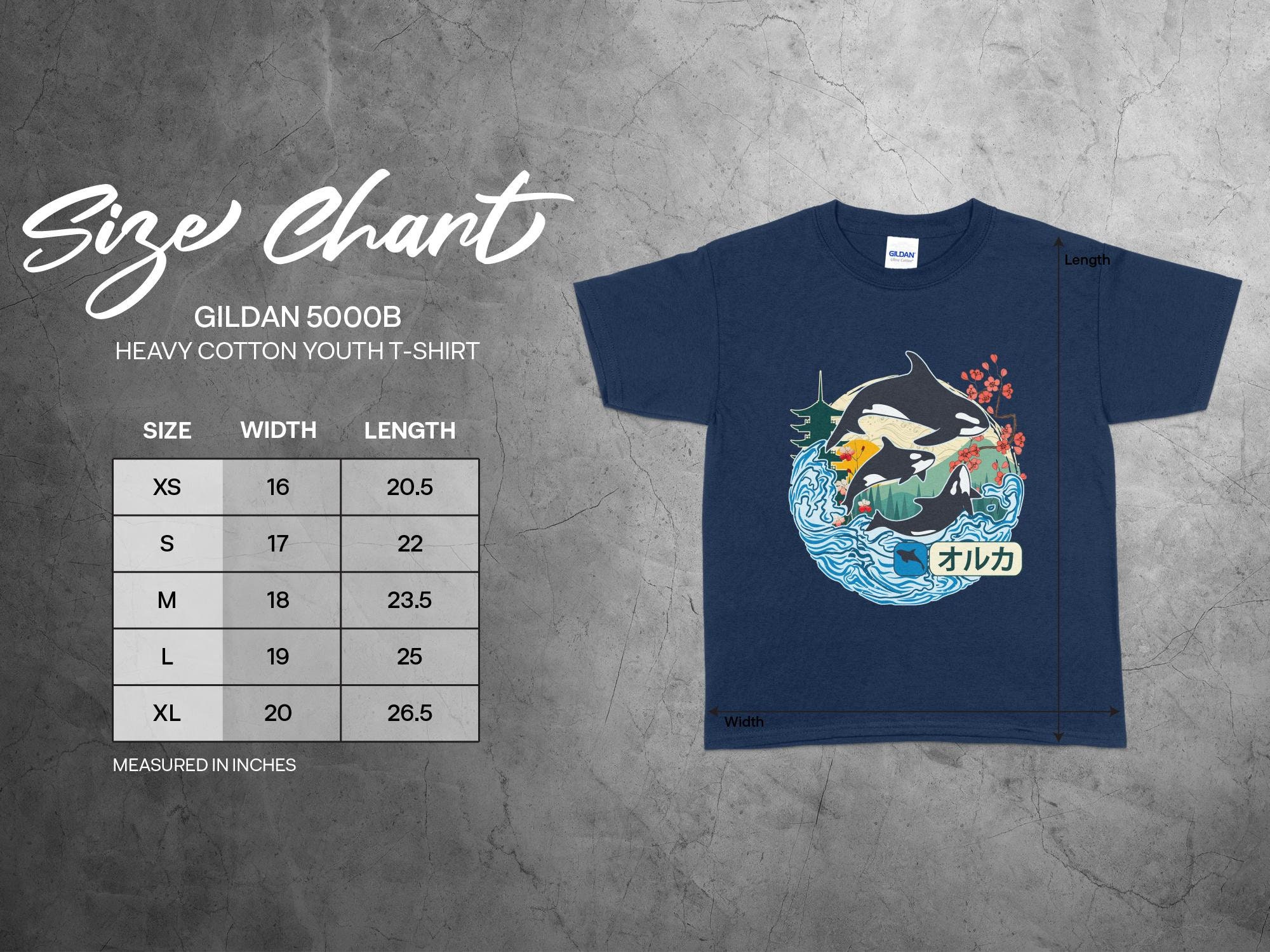 Orca Whale Japanese Art Style T-shirt, Ocean Wave and Cherry 