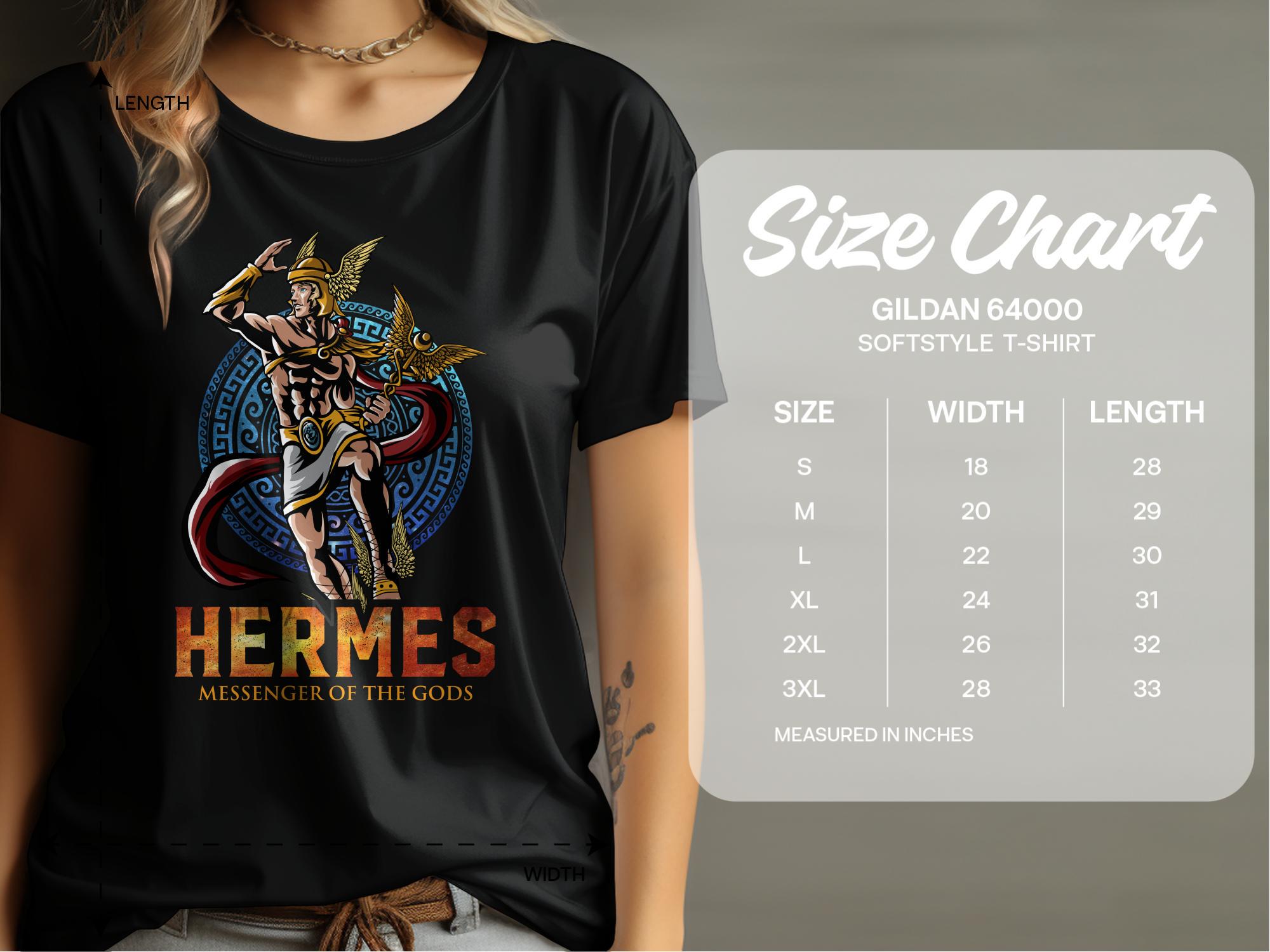 Hermes T-shirt Greek Mythology Tee God of Messenger Deity Apparel