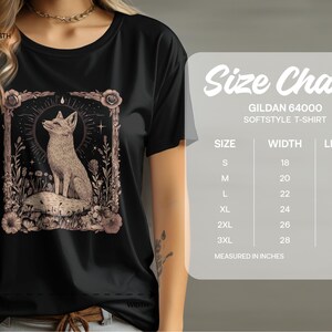 Cute Fox Graphic Tee, Moonlit Forest Animal Shirt, Nature Inspired Graphic T-Shirt, Wildlife Lover Gift, Casual Animal Print Top