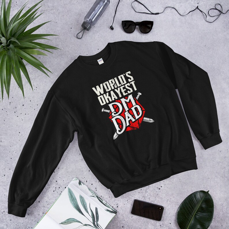 Worlds Okayest DM Dad Shirt Fathers Day Tee Best Dad Ever ...