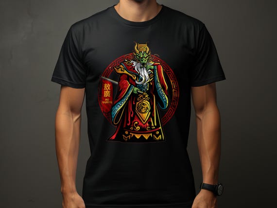 Chinese Mythology Shirt Featuring Ao Guang Chinese Dragon God