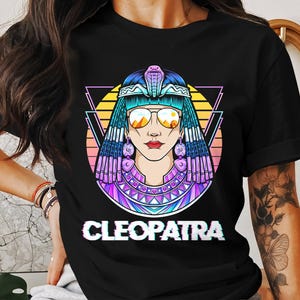 Ancient Egyptian Goddess Cleopatra T-shirt, Egyptian Mythology Deity Tee, History Themed T-shirt, Egypt Religion Graphic Tee