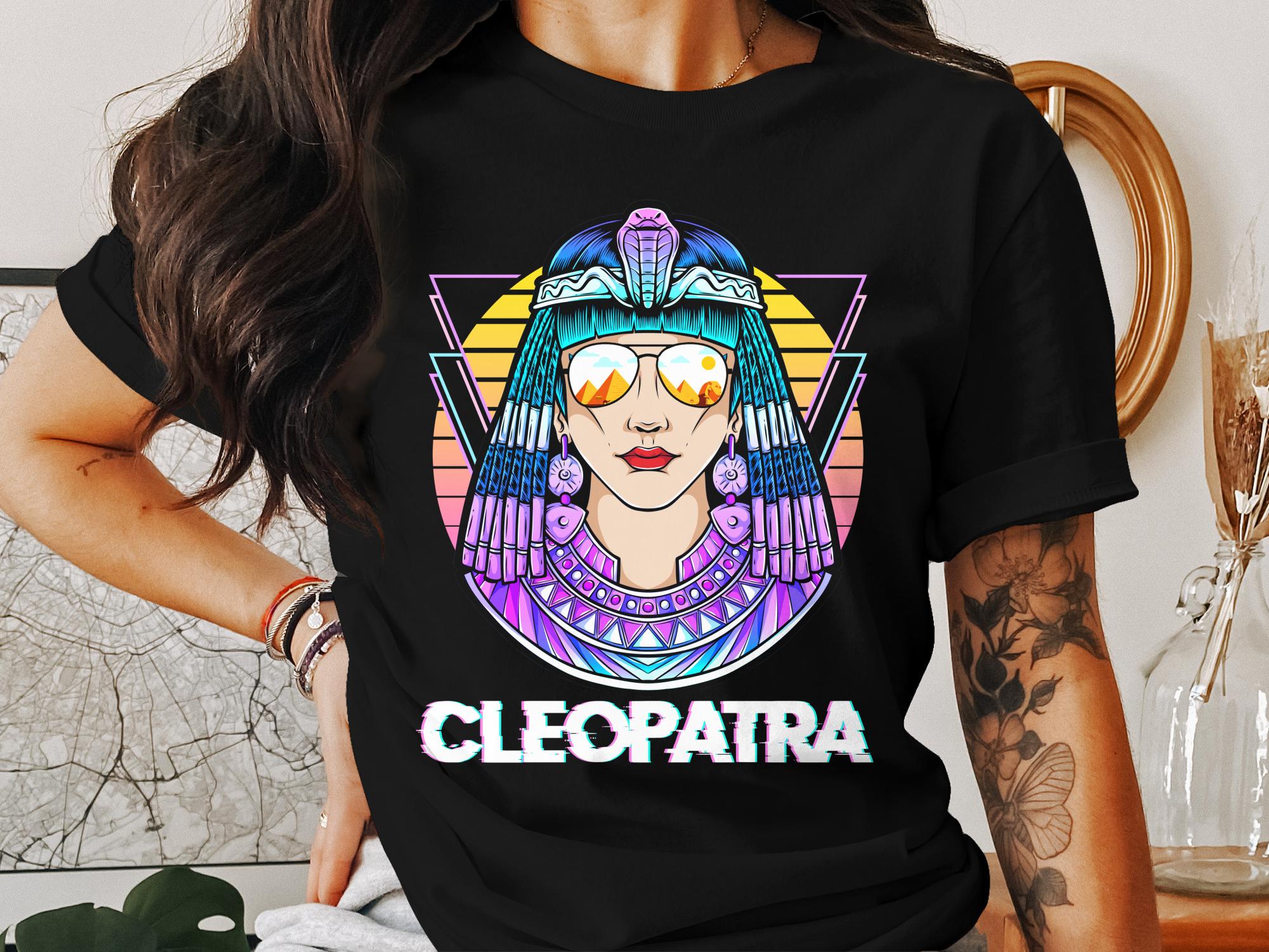 古代エジプトの女神クレオパトラ T シャツ、エジプト神話の神の T 
