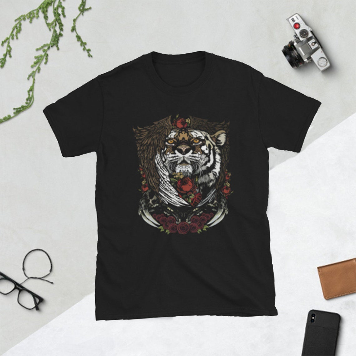 Tiger Spirit T-Shirt Graphic Spirit Animal Tees Spirit | Etsy