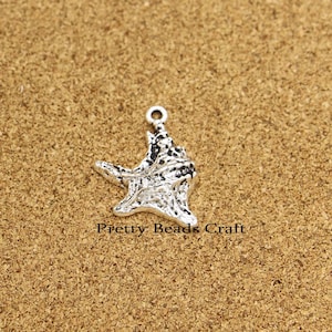 12 Conch Charms Seashell Shell Charms Pendants Crafts Antique Silver Tone 24x34mm PB4075