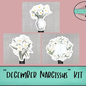 December-narcissen | Dagboekkit | Wekelijkse planner