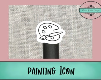 Painting Icon Stickers