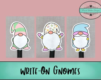 Write-On Easter Gnomes and Date Covers