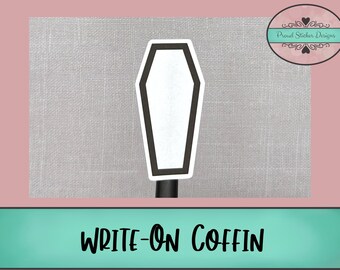 Write-On Coffins