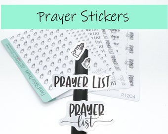 Prayer Icons and Prayer List Stickers