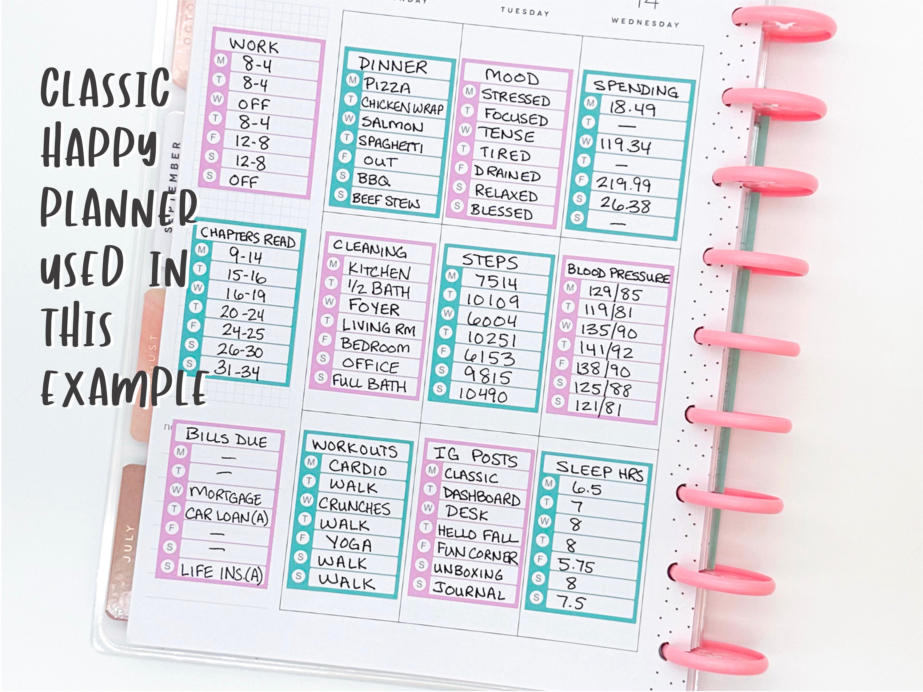 Write on Monday Thru Sunday Box - Etsy