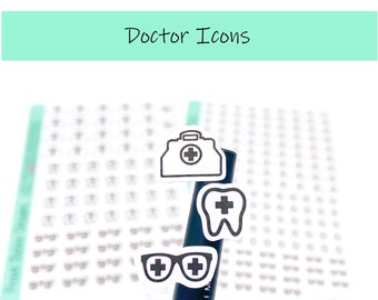 Doctor Icon Stickers