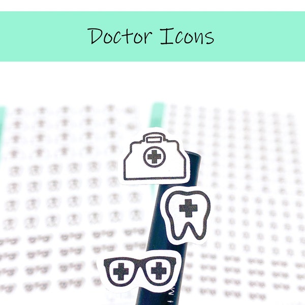 Doctor Icon Stickers