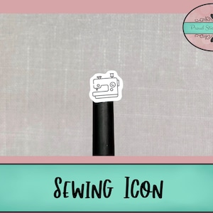 Sewing | Sewing Machine Icon Stickers