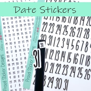 Datum Script Aufkleber