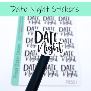 Datum Nacht Sticker