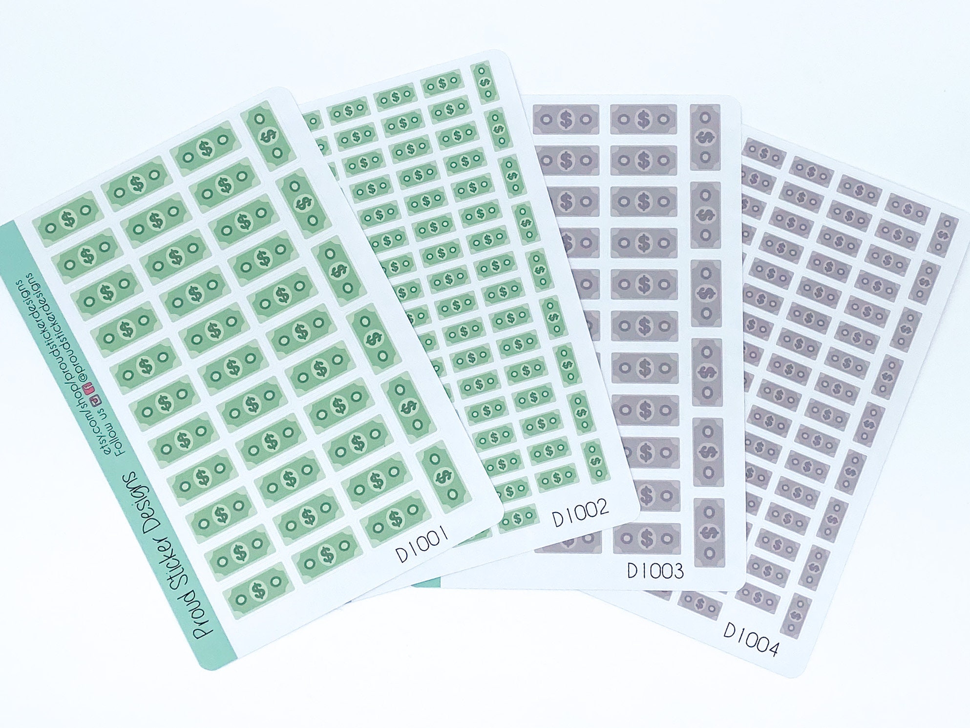 Dollar Bill Icon Stickers - Etsy