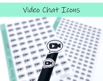 Pegatinas de videollamadas