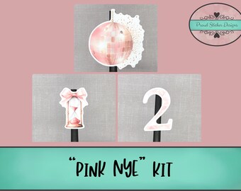 Pink NYE | Journaling Kit | Planner Weekly Kit