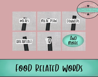 Meal Planning | Nutritional Script Stickers