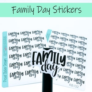 Stickers fête de la famille