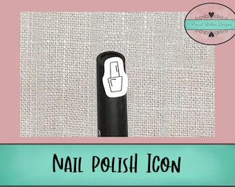 Nail Polish | Nail Salon Appointment Icon Stickers