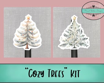 Cozy Trees | Journaling Kit | Planner Weekly Kit
