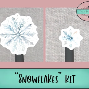 Flocons de neige | Trousse de journalisation | Trousse d'agenda hebdomadaire