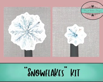 Snowflakes | Journaling Kit | Planner Weekly Kit