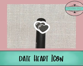 Date Night Icon Stickers