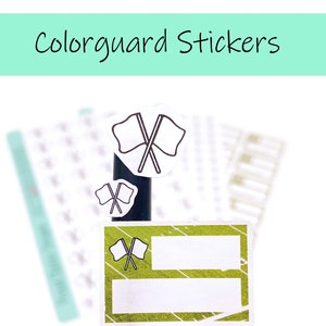 Colorguard Stickers