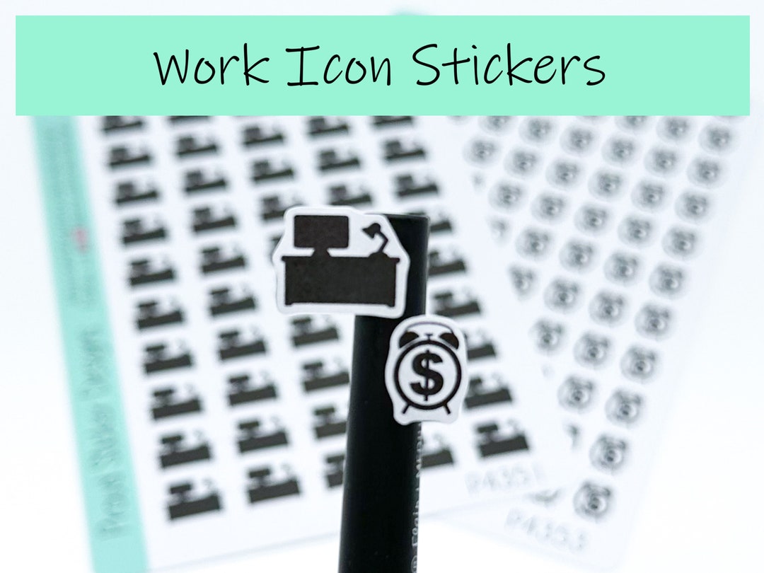 Work/job Icon Stickers - Etsy