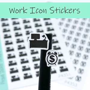 Work/Job Icon Aufkleber