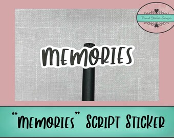 Memories Header Sticker