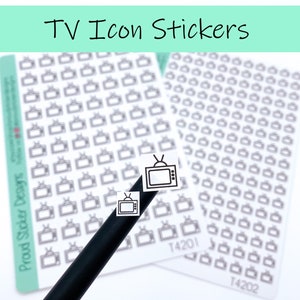 TV Icon Stickers